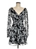 B. Darlin 100% Polyester Paisley Silver Cocktail Dress Size 7 - 8 - photo 1