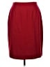 Unbranded 100% Wool Solid Red Wool Skirt Size 16 - photo 1