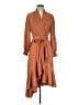 Taylor 100% Polyester Brown Casual Dress Size S (estimated) - photo 1