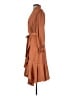 Taylor 100% Polyester Brown Casual Dress Size S (estimated) - photo 5