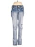 Amethyst Jeans Hearts Blue Jeans Size 0 - photo 1