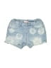 Squeeze Floral Blue Denim Shorts Size 6X - photo 1