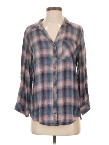Hester & Orchard 3/4 Sleeve Button-Down Shirt (view 1)