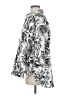 Carla Rockmore Print Silver Raincoat Size M - photo 5