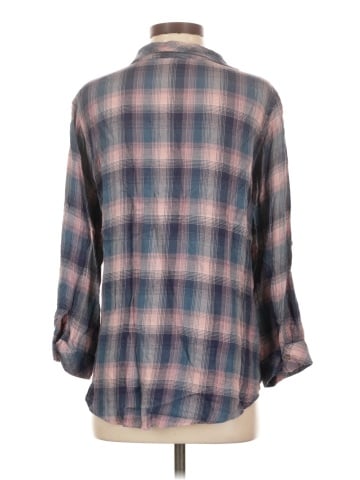 Hester & Orchard 3/4 Sleeve Button-Down Shirt (view 2)