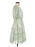 Taylor 100% Polyester Paisley Green Casual Dress Size 8 - photo 4