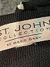 St. John Collection Stripes Blue Black Wool Cardigan Size M - photo 7
