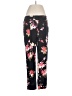 Ann Taylor LOFT 100% Polyester Floral Black Jeggings Size 6 - photo 1