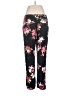 Ann Taylor LOFT 100% Polyester Floral Black Jeggings Size 6 - photo 2
