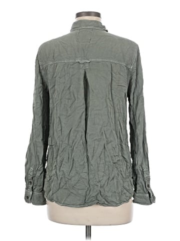 American Eagle Outfitters Long Sleeve Button-Down Shirt (view 2)