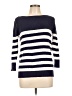 Jeanne Pierre 100% Cotton Stripes Blue Pullover Sweater Size L - photo 1