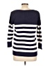Jeanne Pierre 100% Cotton Stripes Blue Pullover Sweater Size L - photo 2