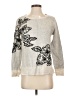 Liz Claiborne Floral Silver Pullover Sweater Size S - photo 1