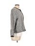 Ann Taylor LOFT Tweed Gray Blazer Size L - photo 4