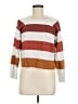 Pinque Stripes Brown Pullover Sweater Size M - photo 1