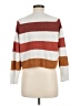 Pinque Stripes Brown Pullover Sweater Size M - photo 2