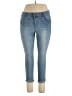 Democracy Solid Blue Jeans Size 14 - photo 1