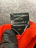 Line & Dot 100% Cotton Solid Orange Romper Size L - photo 5