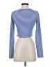 Edikted Blue Long Sleeve Turtleneck Size S - photo 2