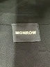 Monrow 100% Rayon Solid Black Romper Size S - photo 4