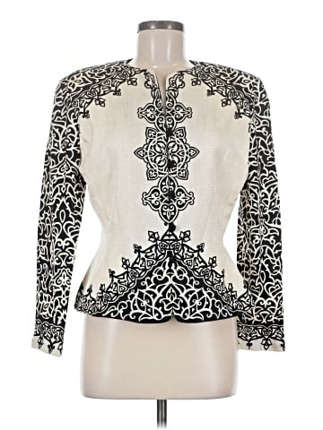 Adrianna Papell Long Sleeve Silk Top (view 1)