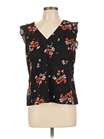 Rebecca Taylor Sleeveless Silk Top (view 1)