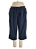 Basic Editions 100% Cotton Blue Casual Pants Size 1X - photo 1