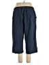 Basic Editions 100% Cotton Blue Casual Pants Size 1X - photo 2