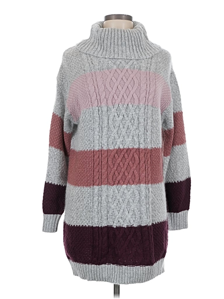 Pre-owned By & By Pullover Sweater In Gray