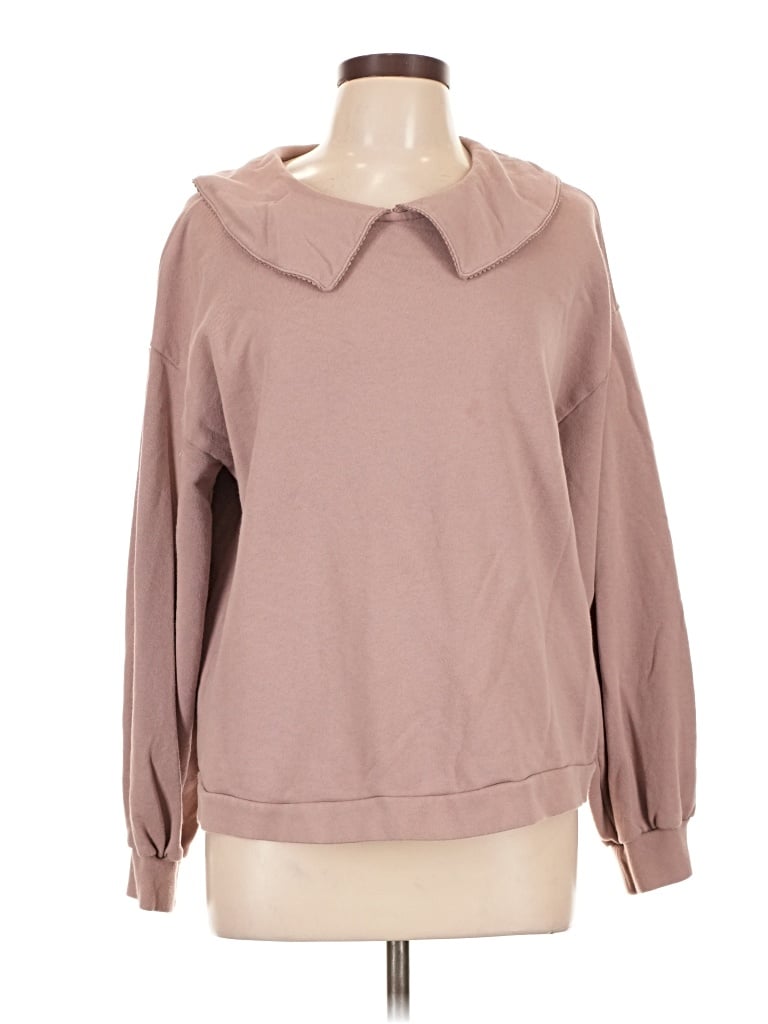 Pre-owned Madewell Sweatshirt In Tan