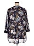 CW Classics 100% Polyester Floral Blue 3/4 Sleeve Blouse Size 2X - photo 2
