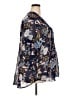 CW Classics 100% Polyester Floral Blue 3/4 Sleeve Blouse Size 2X - photo 4