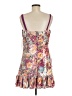 Aqua 100% Polyester Floral Pink Purple Cocktail Dress Size M - photo 2