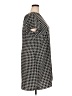 Old Navy 100% Polyester Houndstooth Black Casual Dress Size 20 - photo 4