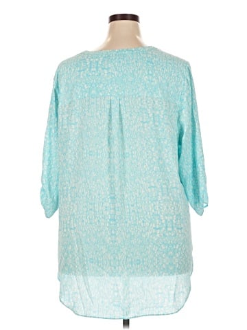 Worthington 3/4 Sleeve Blouse (view 2)