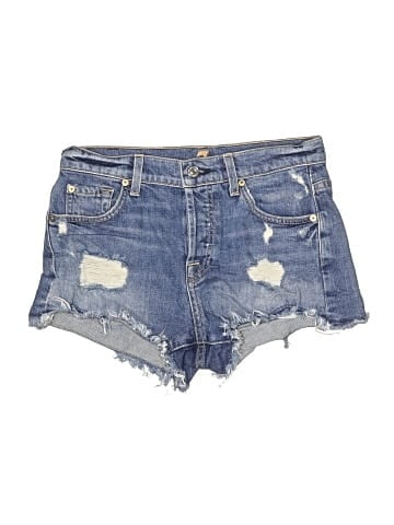 7 For All Mankind Denim Shorts (view 1)