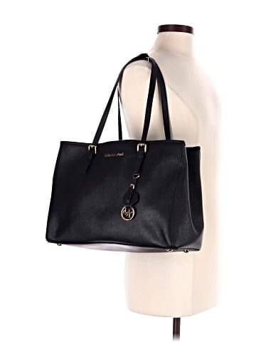 MICHAEL Michael Kors Leather Tote (view 2)