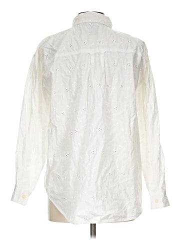 Denim & Co Long Sleeve Button-Down Shirt (view 2)