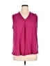 Worthington 100% Polyester Pink Sleeveless Blouse Size XL - photo 1