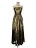 Miraclesuit Metallic Gold Cocktail Dress Size M - photo 1