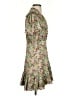 Sandro 100% Polyester Floral Green Casual Dress Size S (estimated) - photo 4