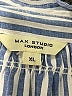 Max Studio Stripes Blue 3/4 Sleeve Blouse Size XL - photo 4