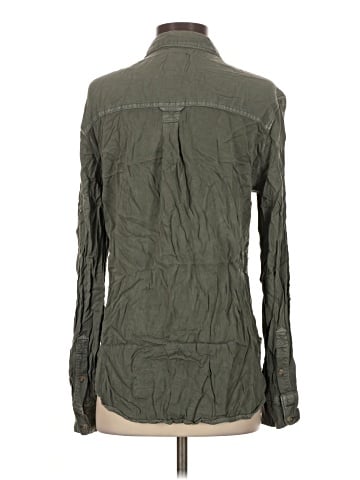 American Eagle Outfitters Long Sleeve Button-Down Shirt (view 2)