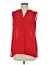 Chaus 100% Polyester Red Sleeveless Blouse Size S - photo 1