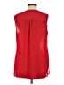 Chaus 100% Polyester Red Sleeveless Blouse Size S - photo 2