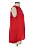 Chaus 100% Polyester Red Sleeveless Blouse Size S - photo 4