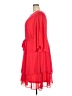 Marina 100% Polyester Solid Red Casual Dress Size 24W - photo 6