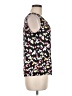 Nine West 100% Polyester Black Sleeveless Blouse Size M - photo 4