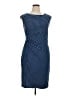 DressBarn Polka Dots Blue Cocktail Dress Size 14 - photo 1