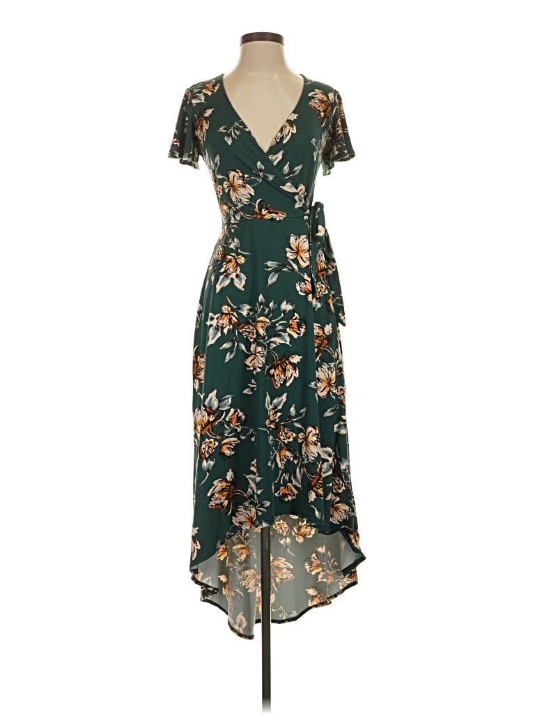 Pre-owned Fortune + Ivy Cocktail Dress In Green